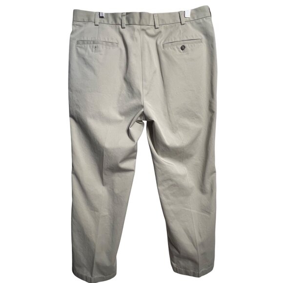 Brooks Brothers Men Advantage Chino Dress Pants W38/L30 Beige 100% Cotton Beige - Picture 5 of 16